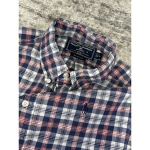 Ralph Lauren Polo Sport Men's Size LargeShort Sleeve Button Up Shirt Plaid Shirt